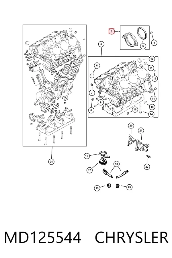  MD125544 Chrysler