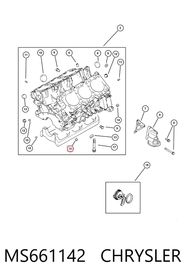  MS661142 Chrysler