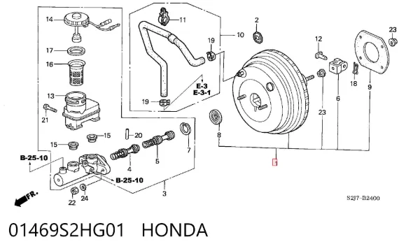 Servofreno Honda HR-V GH