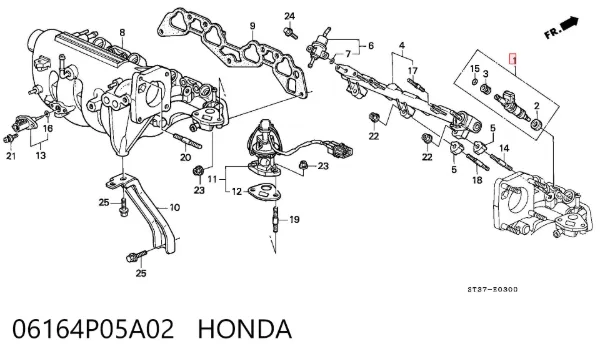 Inyector Honda Civic VI