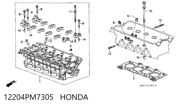  12204PM7305 Honda