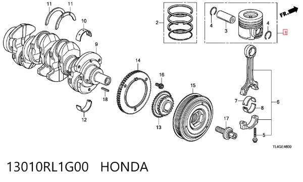  13010RL1G00 Honda