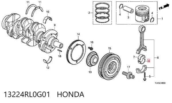  13224RL0G01 Honda
