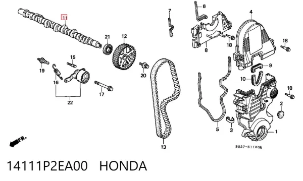 Árboles de levas Honda HR-V GH