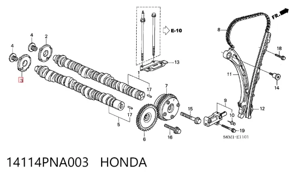  14114PNA003 Honda