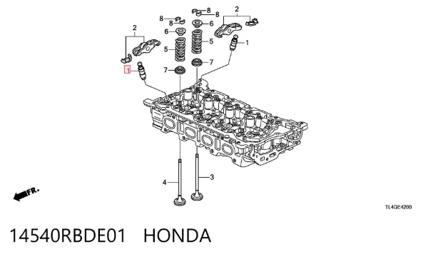 Taqués hidráulicos 14540RBDE01 Honda
