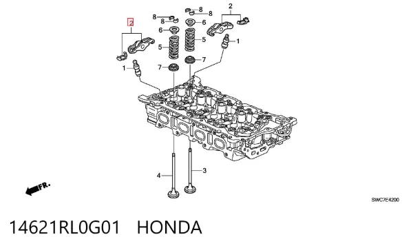 Balancines 14621RL0G01 Honda