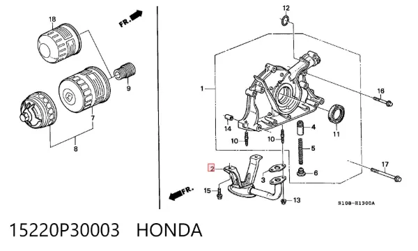  15220P30003 Honda