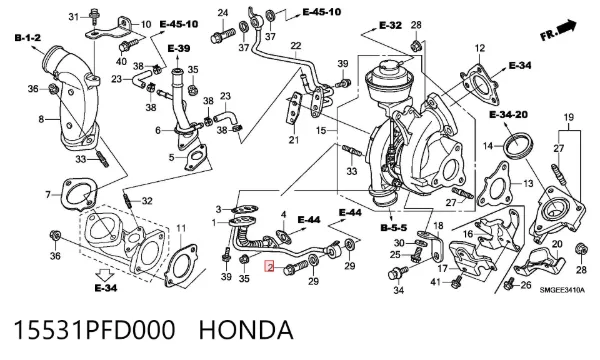  15531PFD000 Honda