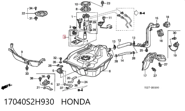 Unidad de alimentación de combustible Honda HR-V GH