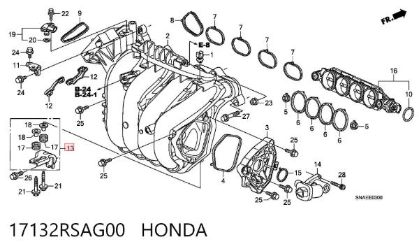  17132RSAG00 Honda