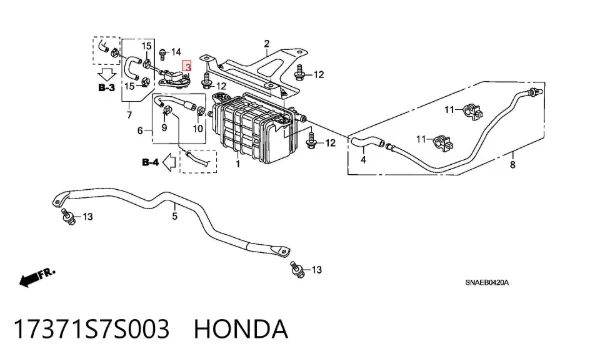  17371S7S003 Honda