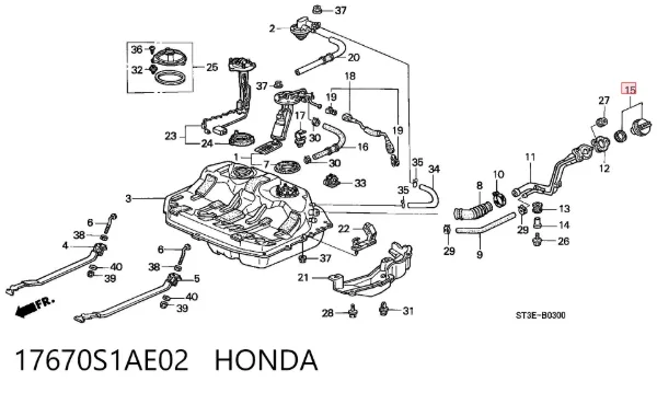 Tapon de gasolina Honda HR-V GH