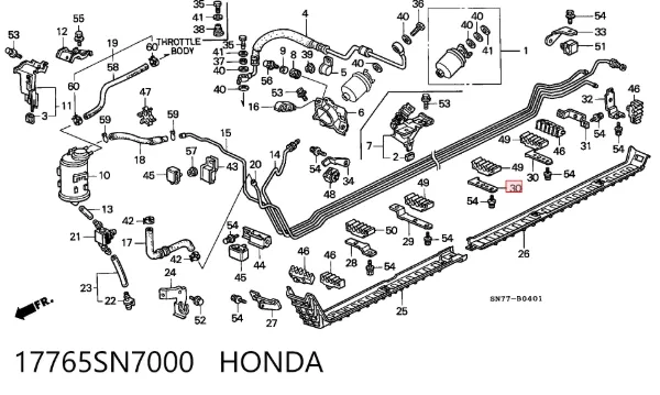  17765SN7000 Honda