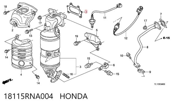 Junta colector escape 8705089 Kamoka