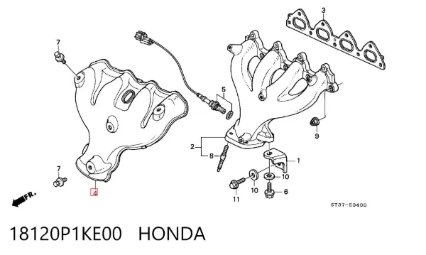  18120P1KE00 Honda