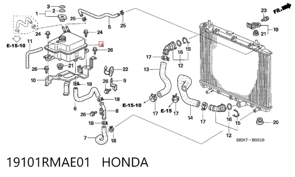  19101RMAE01 Honda