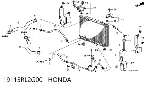  19115RL2G00 Honda