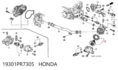 Termostato HONDA 19301PR7305