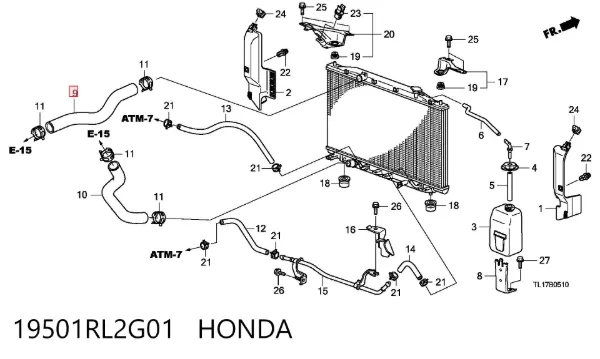  19501RL2G01 Honda