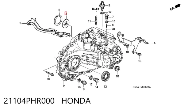  21104PHR000 Honda