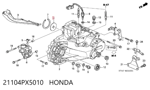  21104PX5010 Honda