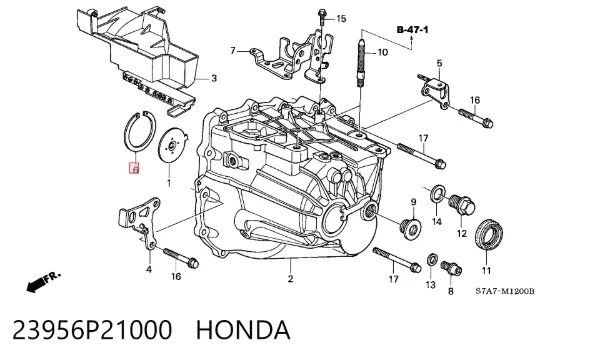  23956P21000 Honda