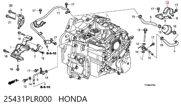 25431PLR000 Honda