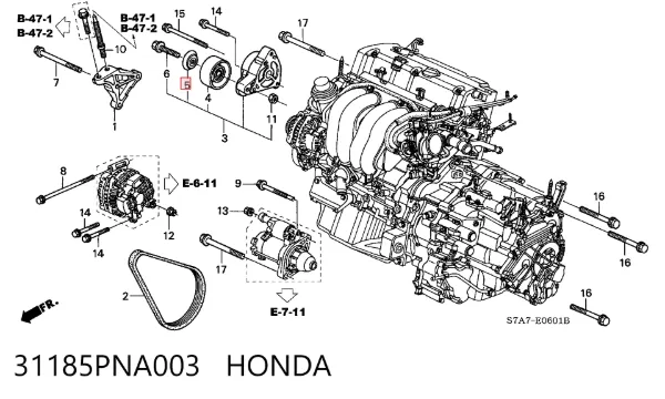  31185PNA003 Honda