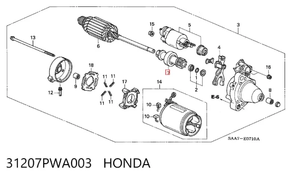 Bendix 31207PWA003 Honda