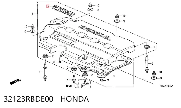  32123RBDE00 Honda