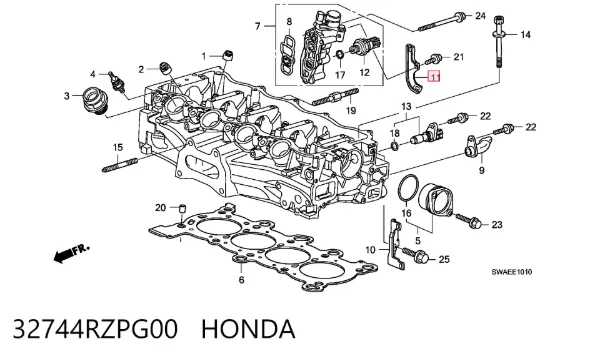  32744RZPG00 Honda