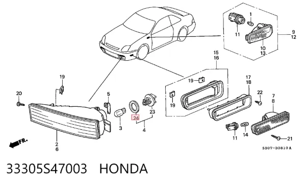  33305S47003 Honda