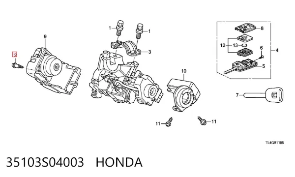  35103S04003 Honda