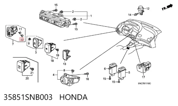  35851SNB003 Honda