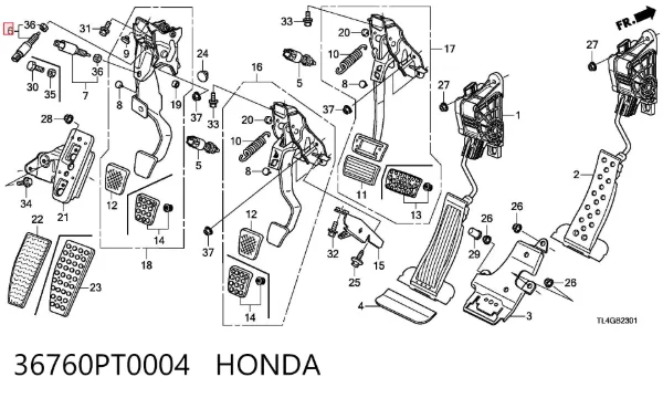  36760PT0004 Honda