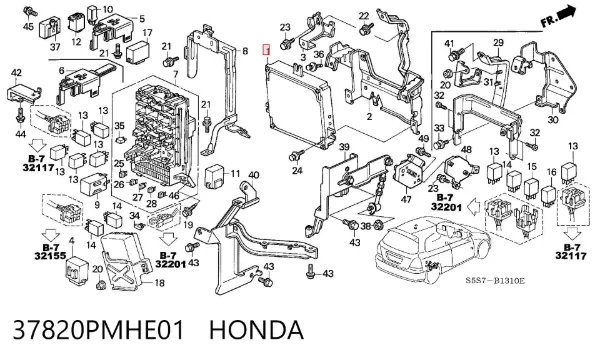  37820PMHE01 Honda