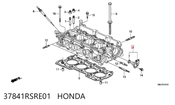 Sensor de árbol de levas 37841RSRE01 Honda