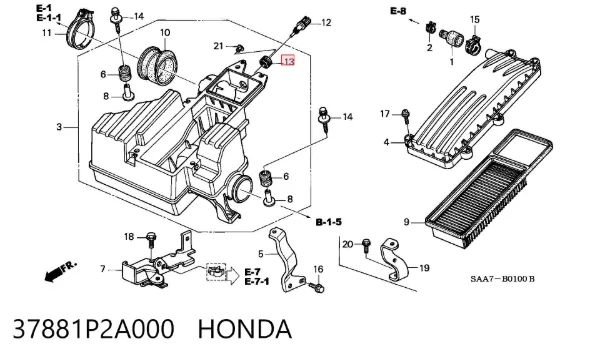 37881P2A000 Honda