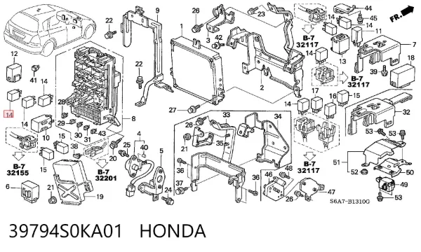  39794S0KA01 Honda