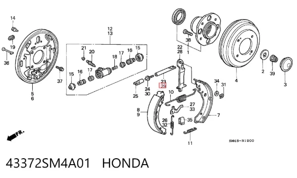  43372SM4A01 Honda