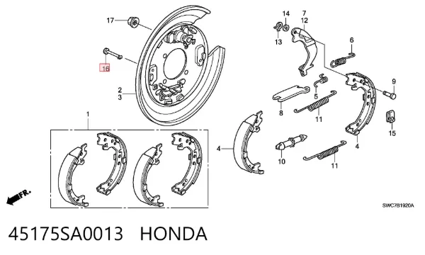  45175SA0013 Honda