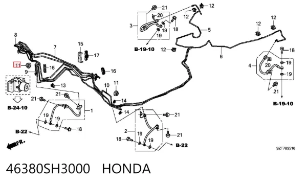  46380SH3000 Honda