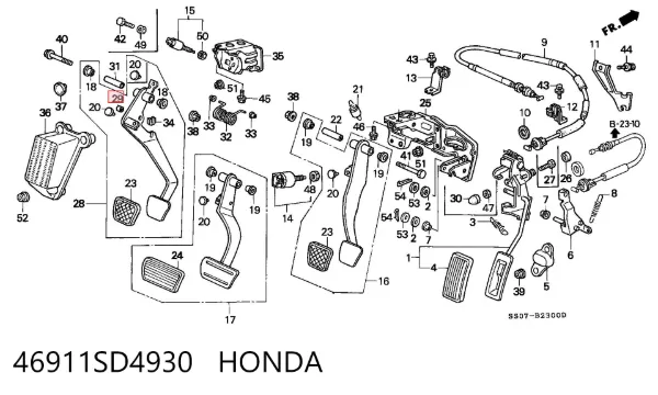  46911SD4930 Honda