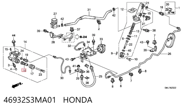  46932S3MA01 Honda