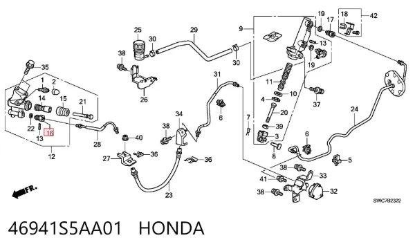  46941S5AA01 Honda