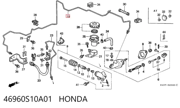  46960S10A01 Honda