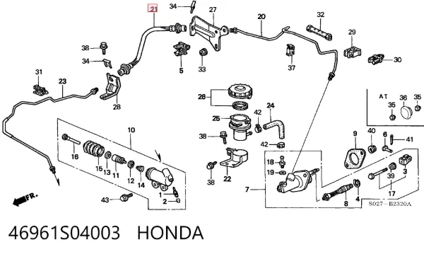  46961S04003 Honda