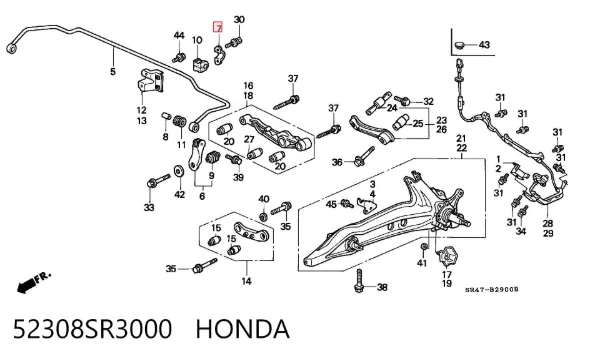  52308SR3000 Honda