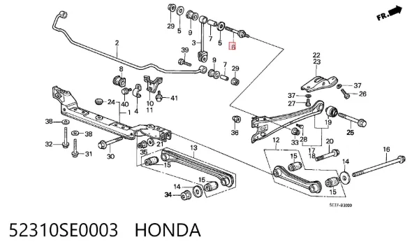  52310SE0003 Honda
